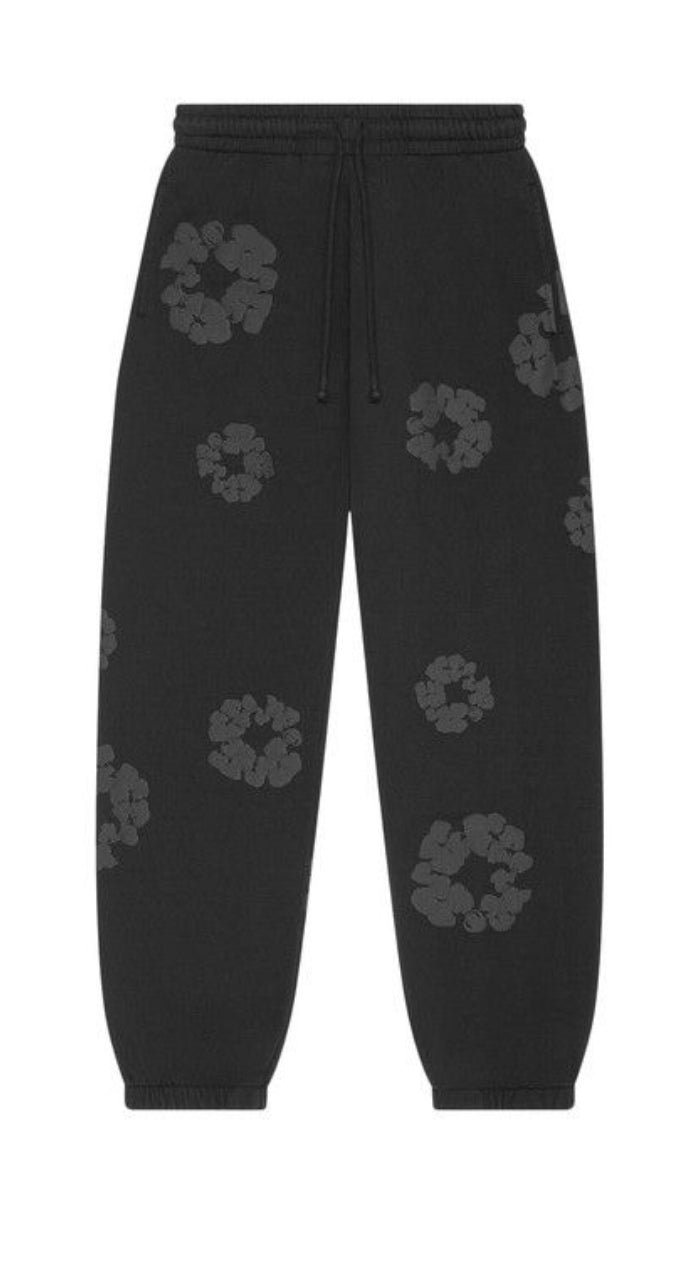 Denim Tears Mono Wreath sweatpants"Black"