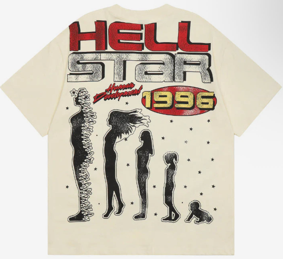 Hellstar Cranium Tee Cream