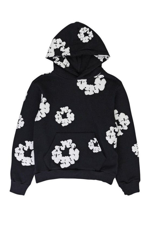 Denim Tears Wreath  Hoodie "black"