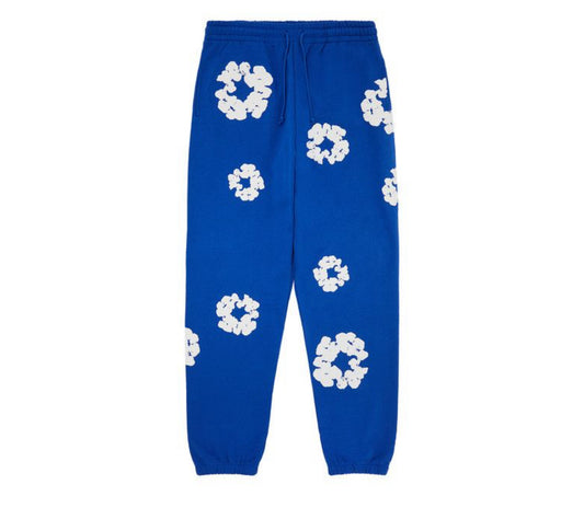 Denim Tears The Cotton Wreath sweatpants"royal blue"