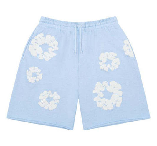 Denim Tears Wreath sweatshorts"powdered blue"