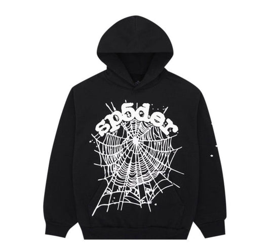 Sp5der OG Web Hoodie "Black"