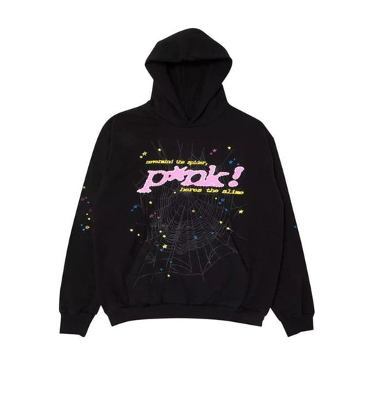 Sp5der p*nk V2 Hoodie "Black"