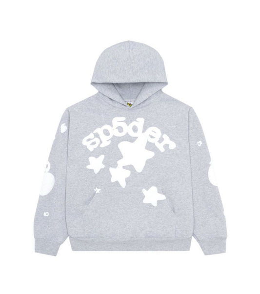 Sp5der Beluga Hoodie "Grey"